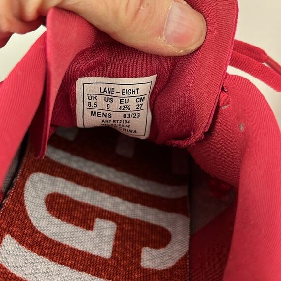Lane Eight Men’s Relay Trainer Shoes Size 9 Unisex Hibiscus Sneakers Athletic main image 6